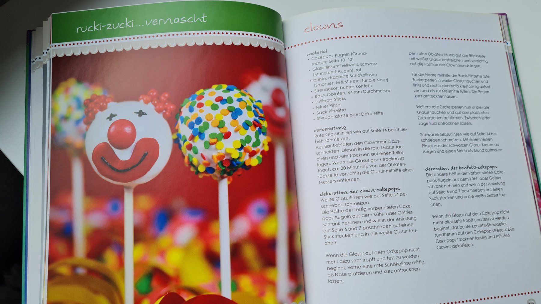 Libri: CAKE POPS  💚   Kochbuch Backbuch – Nuovo (secondo la descrizione) da Niederweningen venduto da Obson 6