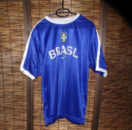 Nike Brazil football shirt in a bold blue colourway  ˚˖𓍢ִ໋❀