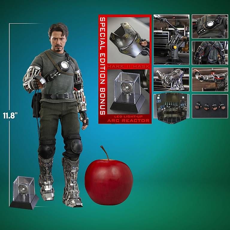 Hot Toys Statuette: Hot Toys Tony Stark Mech Test Deluxe Version – Usato da Zofingen venduto da mat_5pgg 1