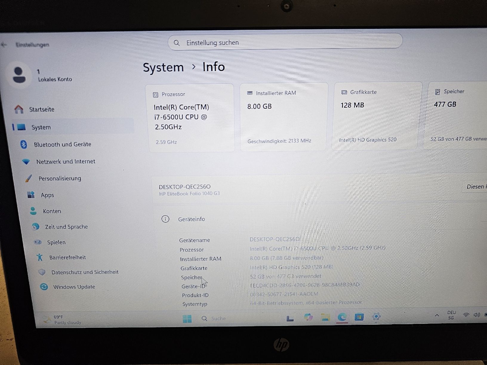 Hewlett Packard Portables: Hp elite Book i 7  – D'occasion à Burgdorf par weggu.666 3