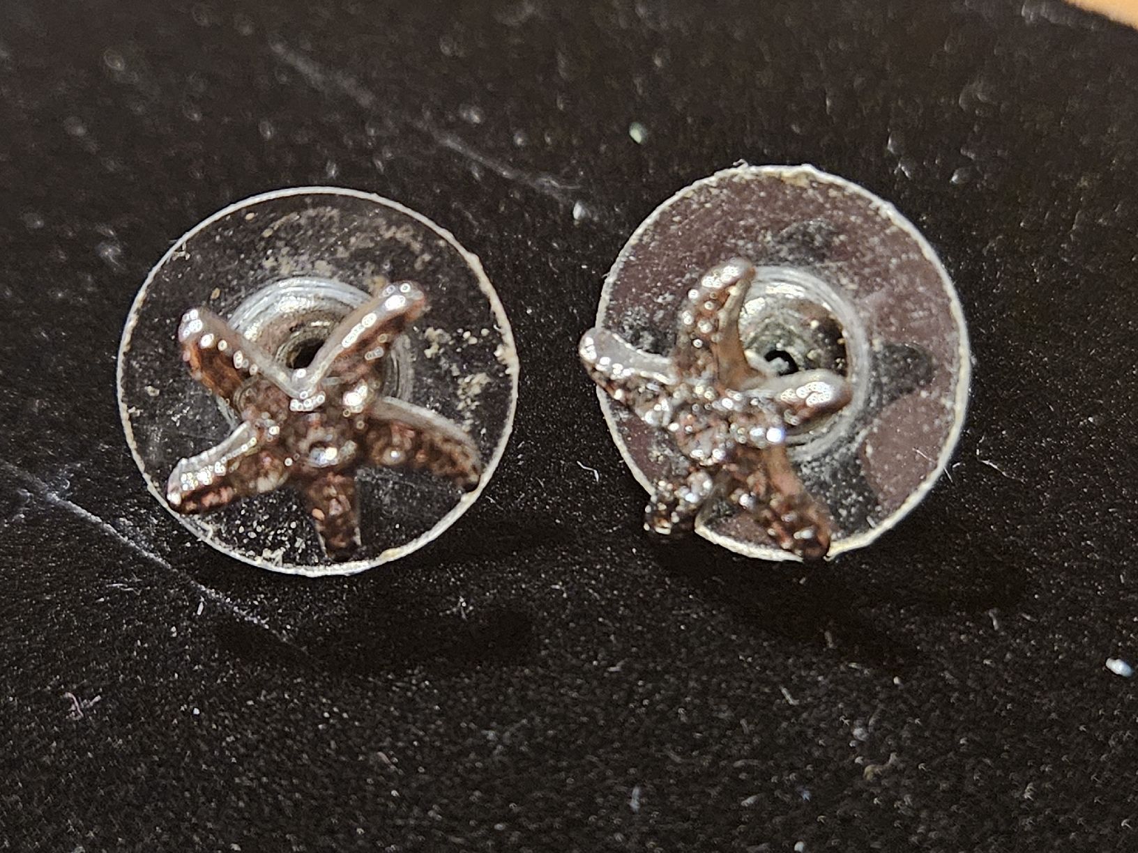 Boucles d'oreille: Ohrstecker Seestern mit Steinen silberfarben gebraucht – D'occasion à Wettingen par Sk8ertomda