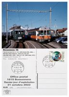 Bossonnens Veveyse Letzttag Post Bahn TPF GFM Be 4/4 Bt 254