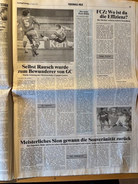 Riviste & Magazine: Sonntagszeitung vom 25. August 1991 – Usato da Seon venduto da retep012 9