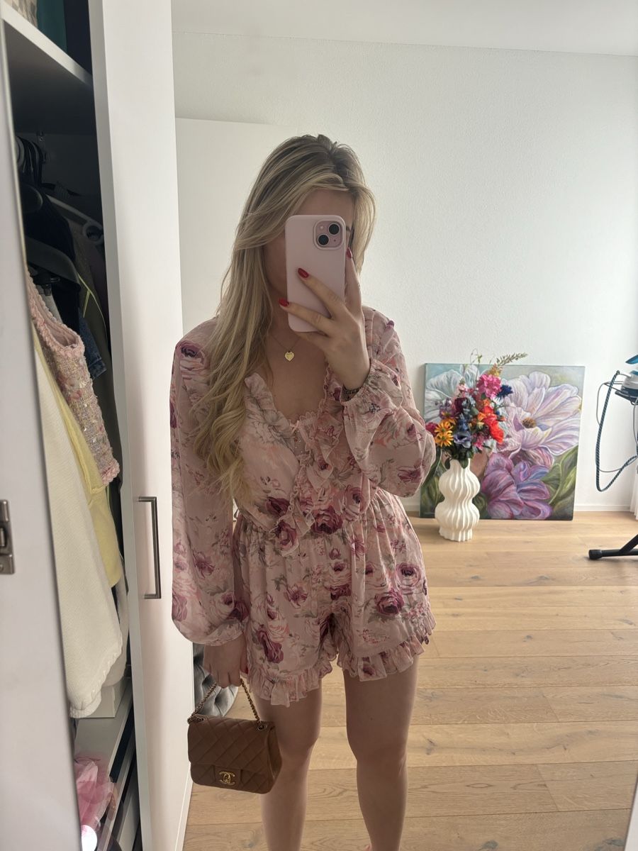 Tute: Sommerliches Jumpsuit mit Blumenmuster, Grösse 36 – Usato da lenzburg venduto da naemi30 2