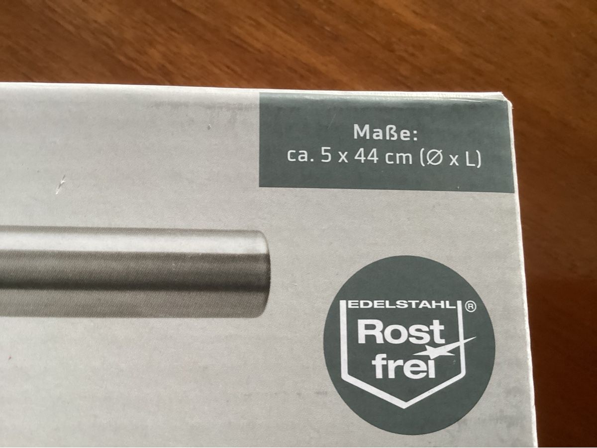 Küchengeräte: Edelstahl - Teigroller – Neu und originalverpackt aus Lausanne von Ulpet 1