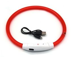 Hundehalsband LED / Sicherheit und Sichtbarkeit im Dunkeln!