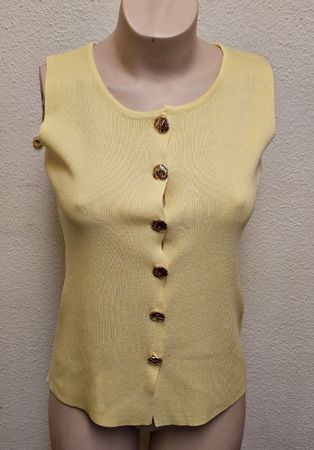 Damen Stricktop / Bluse Gelb – Gr. L – Top Zustand
