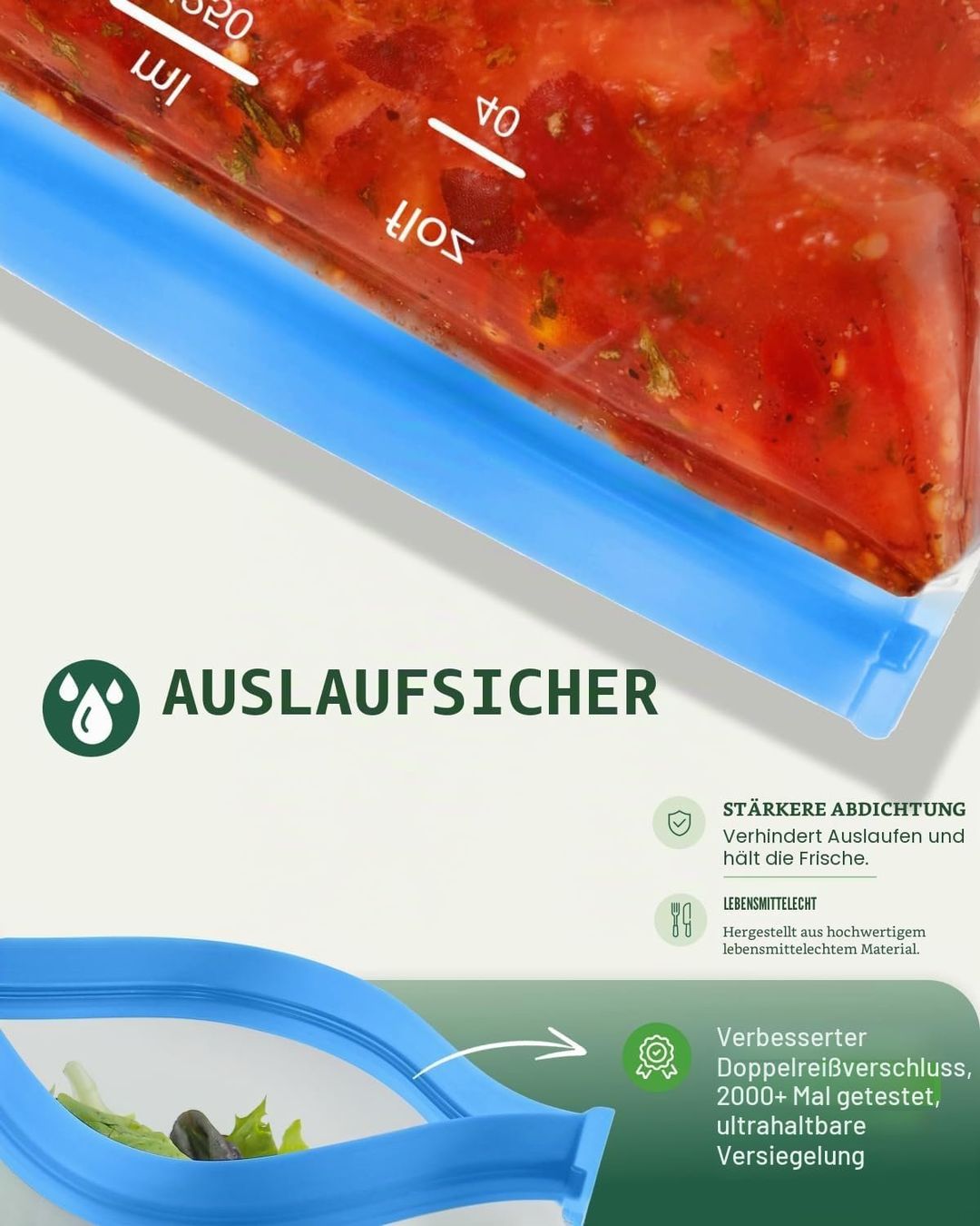 Contenitori & Simili: Wiederverwendbare Frischhaltebeutel 20er Set – Nuovo e nell'imballaggio originale da Herisau venduto da Senn24 5