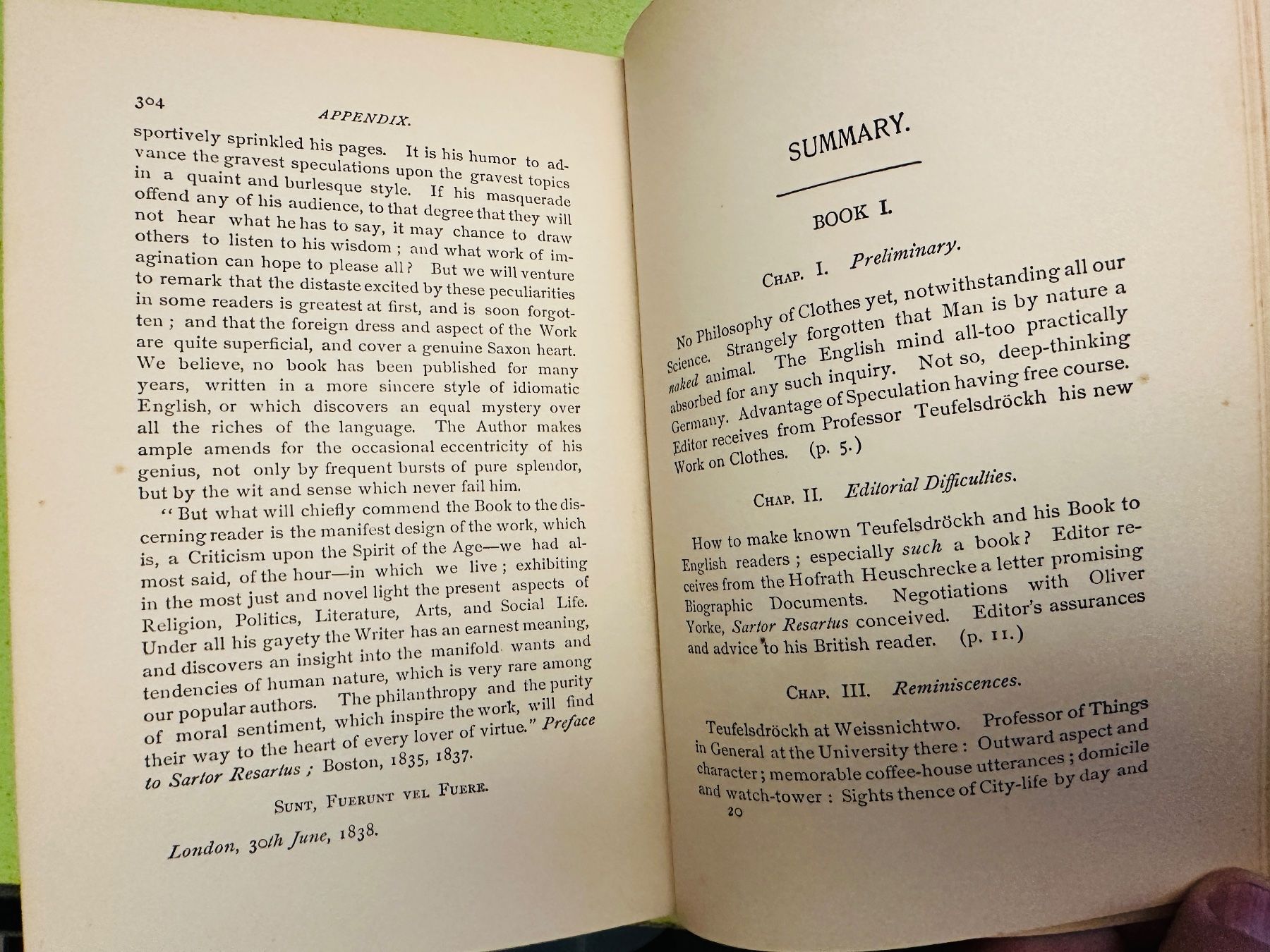 Libri: Thomas Carlyle: Sartor Resartus. – Usato da Zürich venduto da allp 8