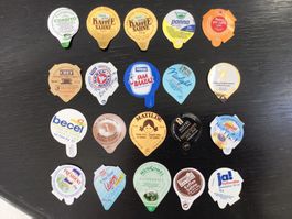 20 Kaffeerahmdeckeli (Ausland)
