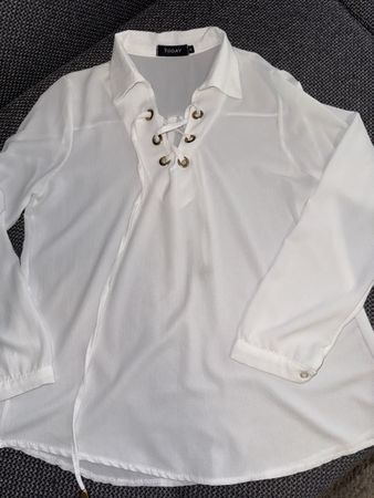 TODAY Bluse, weiss, Gr. M, neu, ideal für den Sommer