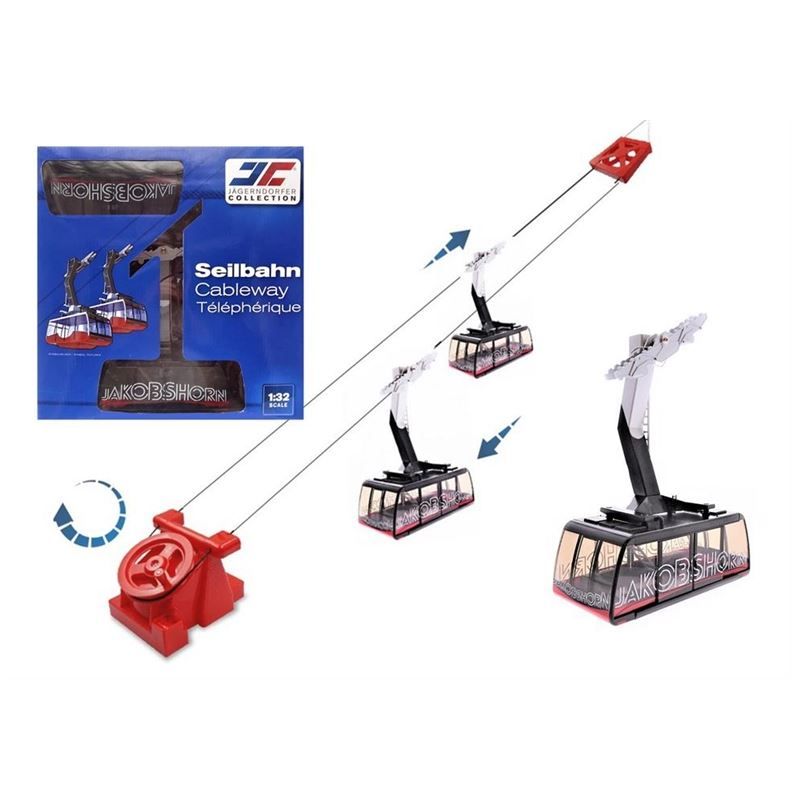 Modellbausätze & Standmodelle: Modell Gondelbahn Jakobshorn Handbetrieb – Neu und originalverpackt aus Wettingen von Swala