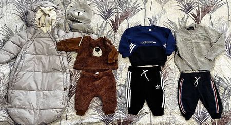 Babyjungen-Kleiderpaket für Frühling und Winter. Gr. 6280