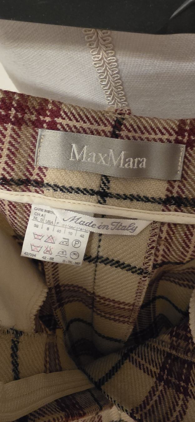 Max Mara Hosen: MaxMara Hose kariert Gr 36 – Gebraucht aus St. Gallen von mania03 1