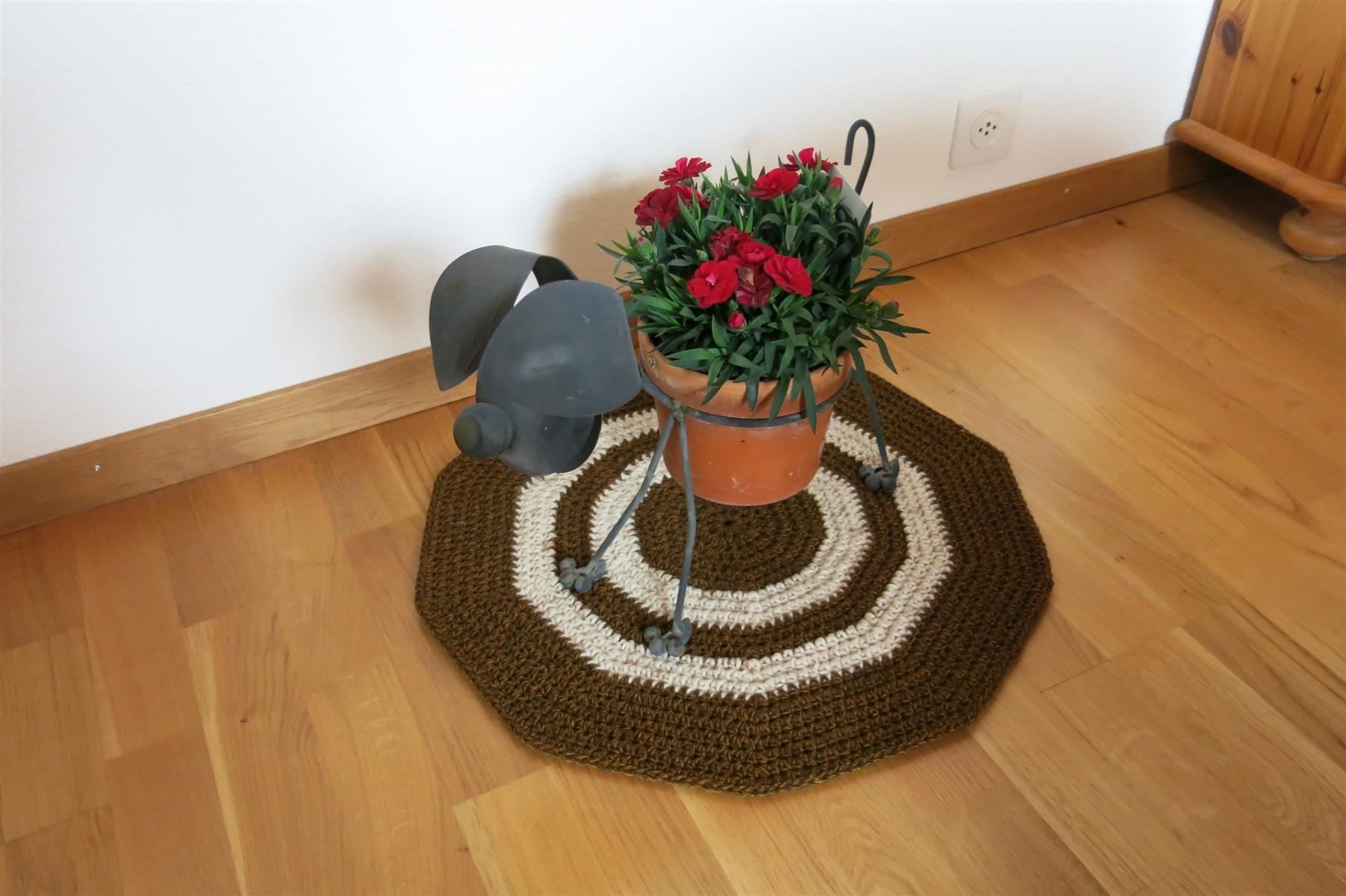 Untersetzer: Läufer,Teppich, Untersetzer, rund, ca 51 – Neu (gemäss Beschreibung) aus Schaffhausen von Espressoo7