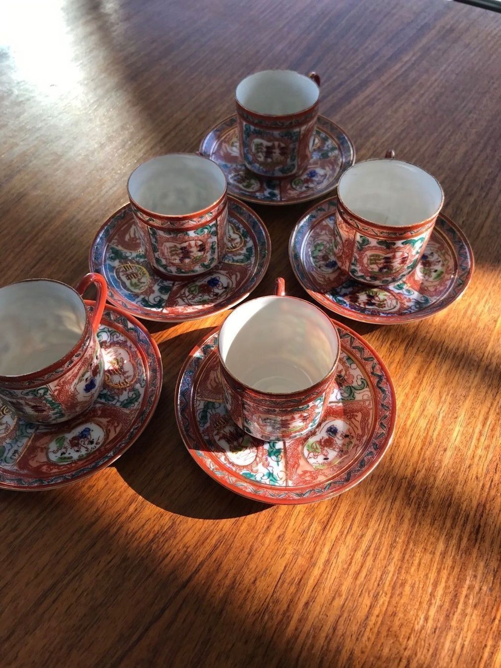 Set di piatti: Moriage Teeservice mit Geishalithophanie – Usato da niederbipp venduto da Esbenz 2