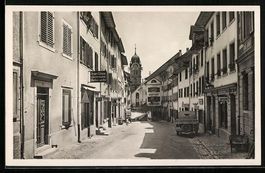 Eglisau, Strassenpartie mit Blick zum Ga