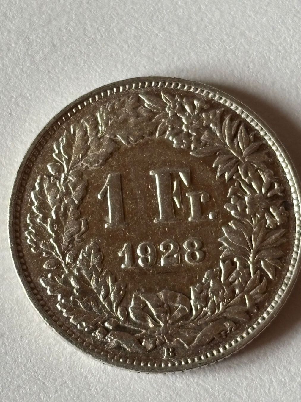 Alle Münzen: Schweizer 1 Franken 1928 – Gebraucht aus Salvenach von Haeseli59