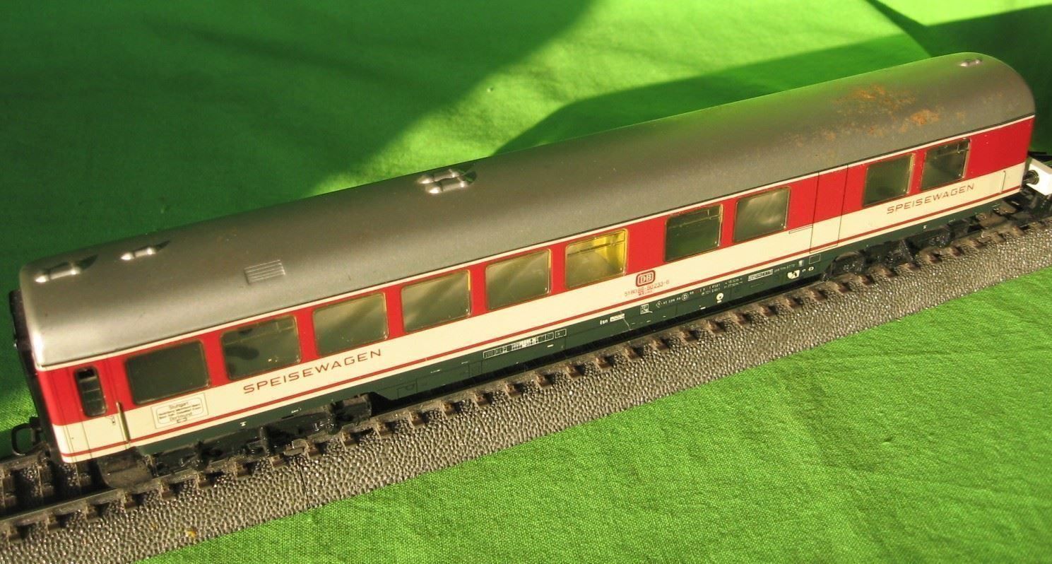 Märklin Modelleisenbahnen: DB Speisewagen Märklin Primex 4014 Blech Version 1976-85 – Gebraucht aus Winterthur von Ricardo211