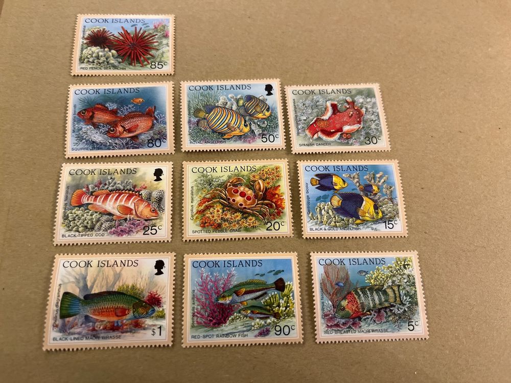 25 Briefmarken Jungfern-Inseln – Sammler-Briefmarken, Verschiedene Motive