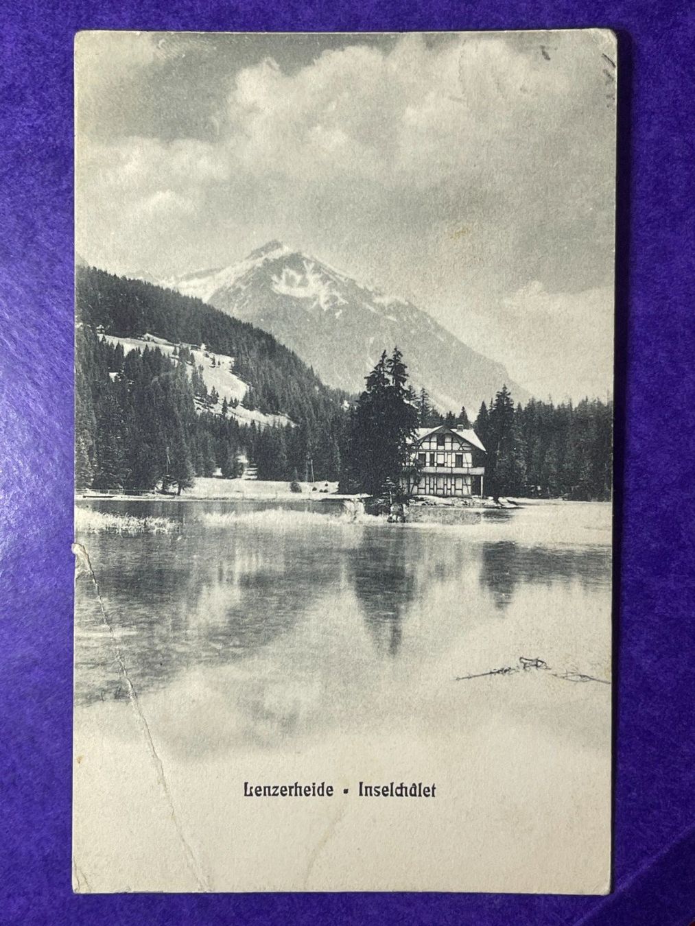 Cartoline postali: Lenzerheide - Inselchâlet - 1910 – Usato da Steg VS venduto da _vinci_