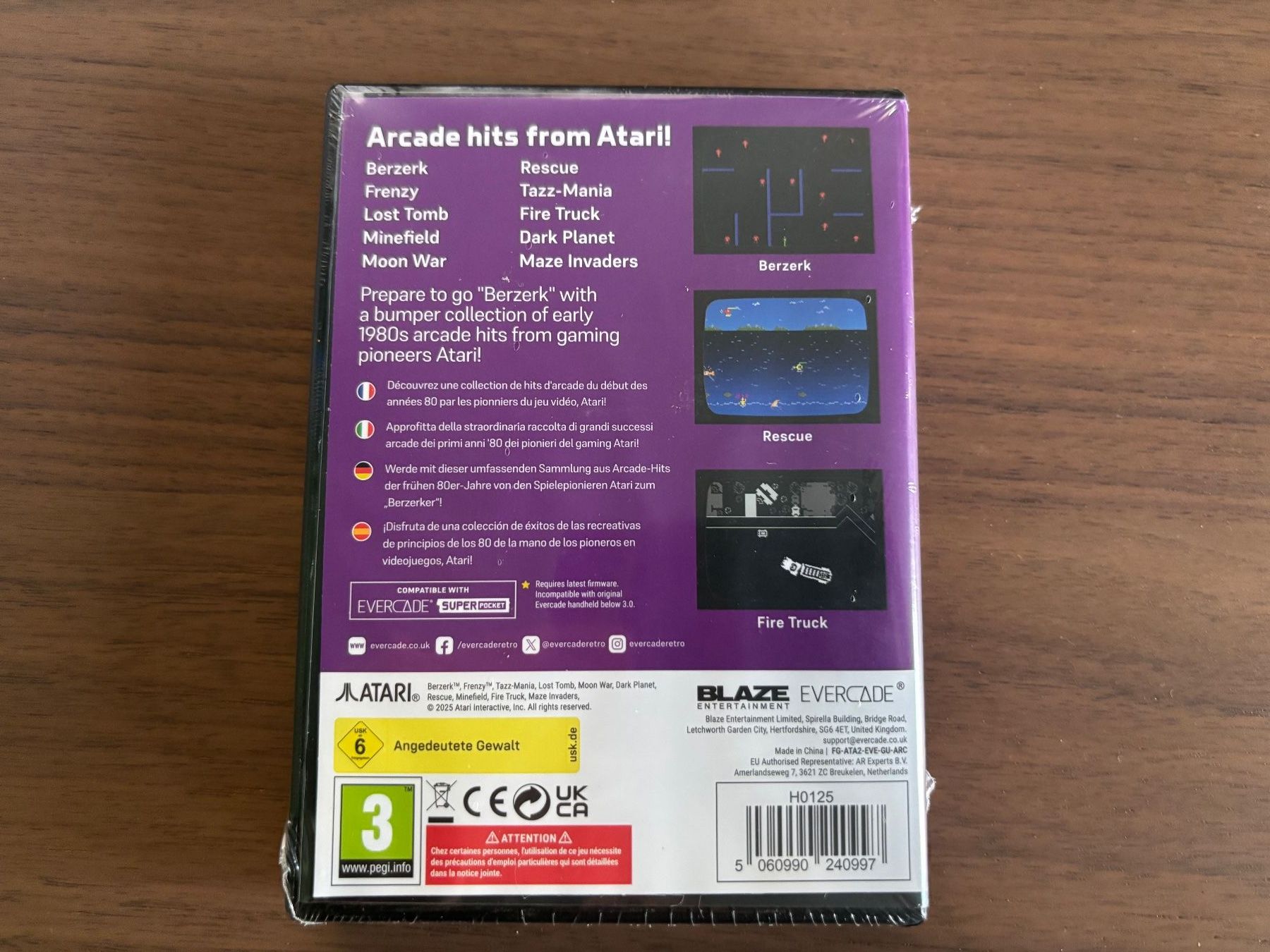 Giochi: Atari Arcade 2 [Evercade](Neu/Sealed) – Nuovo e nell'imballaggio originale da Killwangen venduto da Ryusens 1