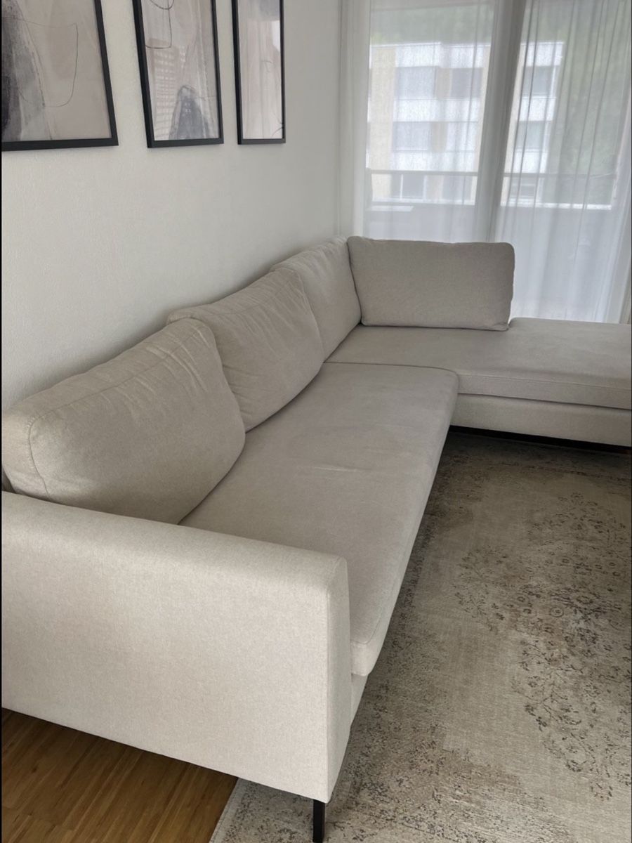Westwing Divani: Elegantes Ecksofa beige – Usato da Zürich venduto da LuanaParroni_2000 1