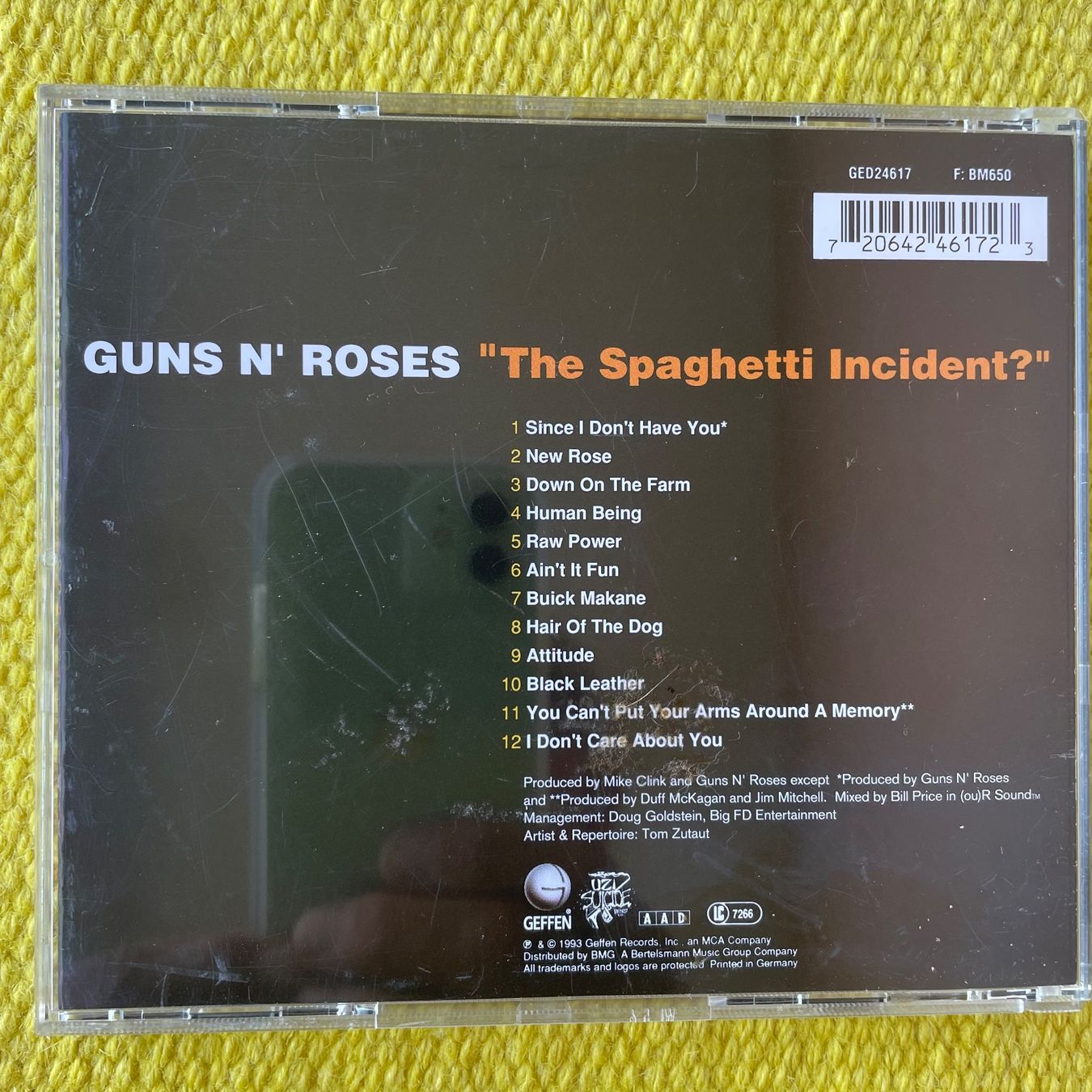 CD: GUNS N ROSES-THE SPAGHETTI INCIDENT? – Usato da Rorschacherberg venduto da CD-Roli 1