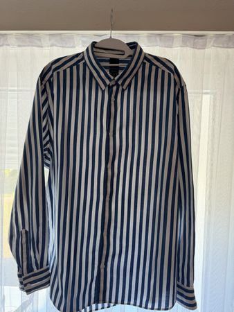 H&M Hemd Herren gestreift Grösse XL 