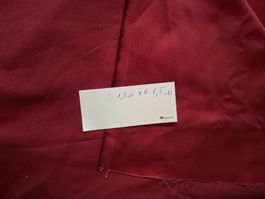 Stoff Weinrot 130 x 150 cm