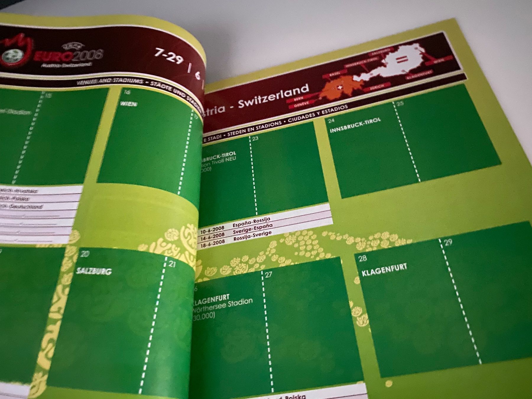 Panini Alben: Panini Leeralbum EM 2008 - Sehr seltene Version – Gebraucht aus Hergiswil LU von FcMalkov 2