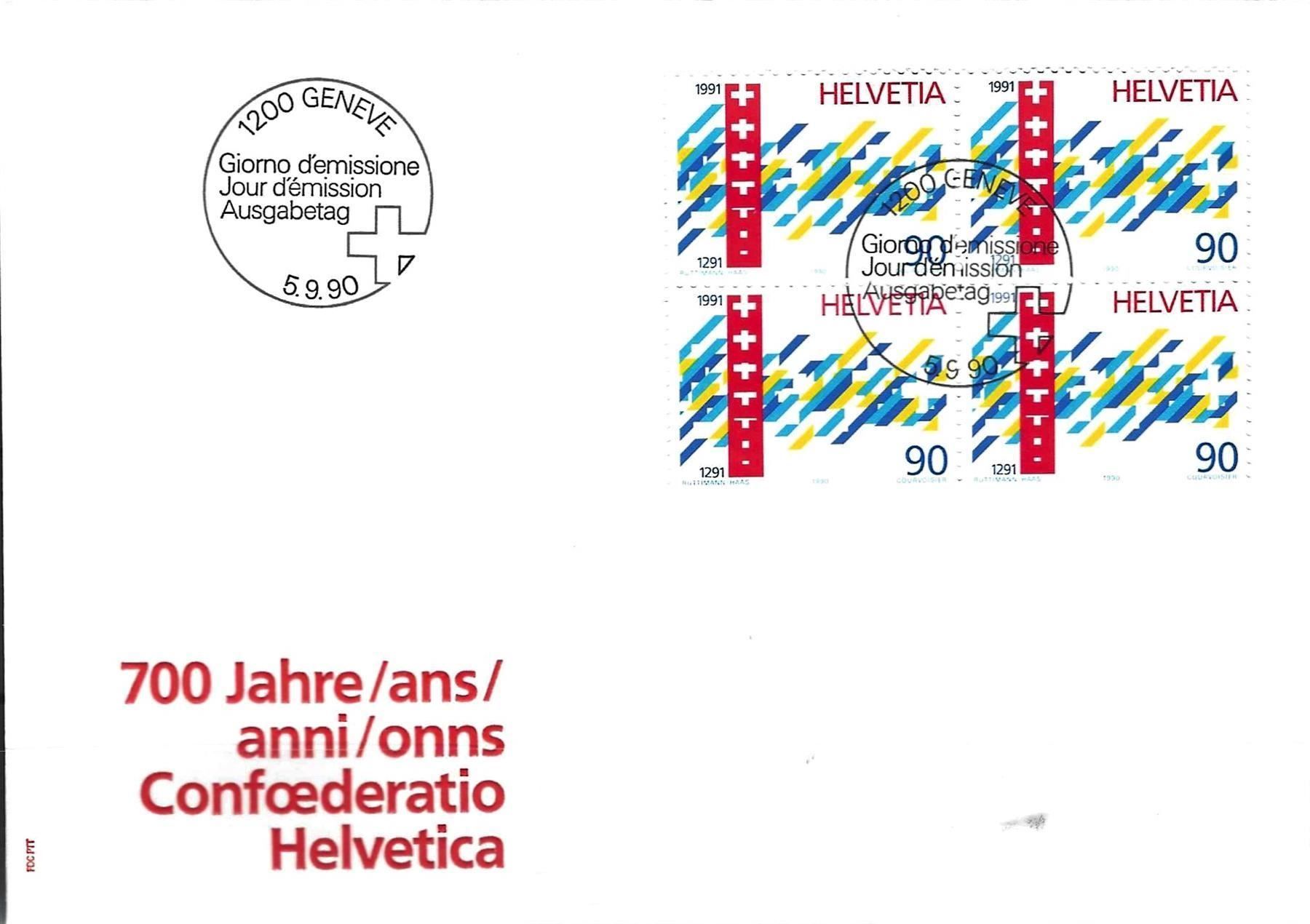 Tutti i francobolli: FDC  Viererblock 1990 – Usato da Koblenz venduto da Himmelsreiter