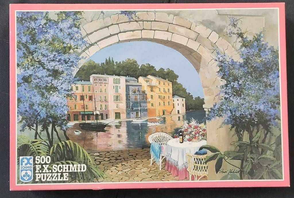 Puzzle: Puzzle 500 Teile: "Wicker Wine Lace & Love" – Usato da Zug venduto da dom_j2s6