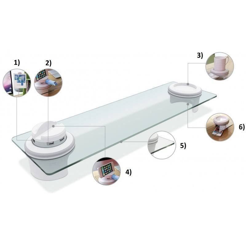 Supporti a parete: i-Bridge Desktop Organizer - 5mm Glass – Nuovo e nell'imballaggio originale da Oberglatt ZH venduto da Mrf808 2