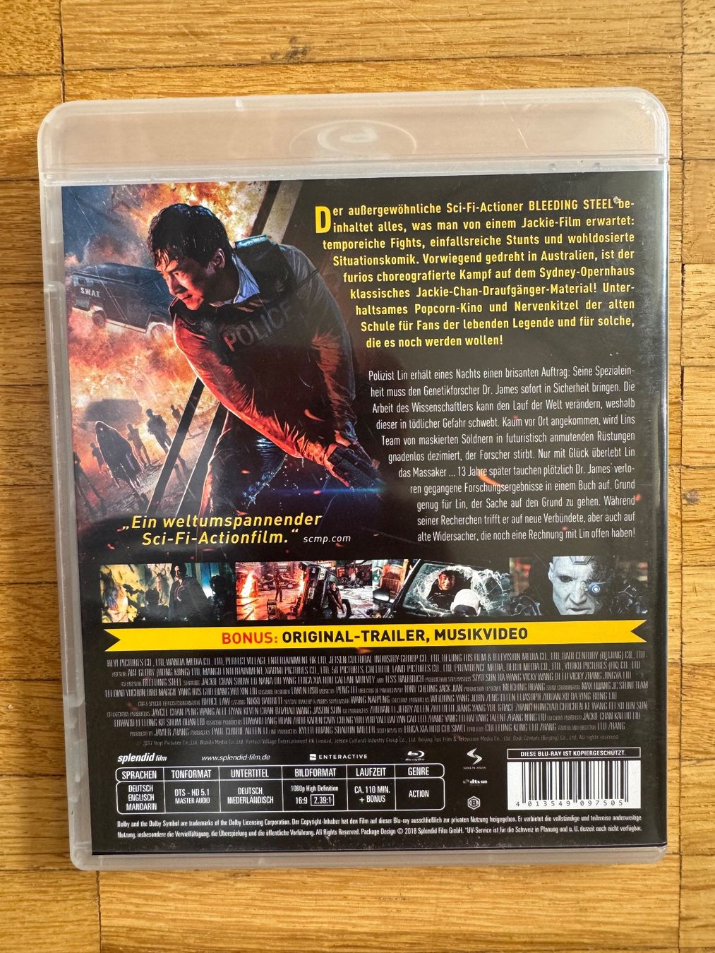 Tutti i DVDs: BLEEDING  STEEL  (BLU-RAY) JACKIE CHAN – Usato da Basel venduto da san_2qlq 1