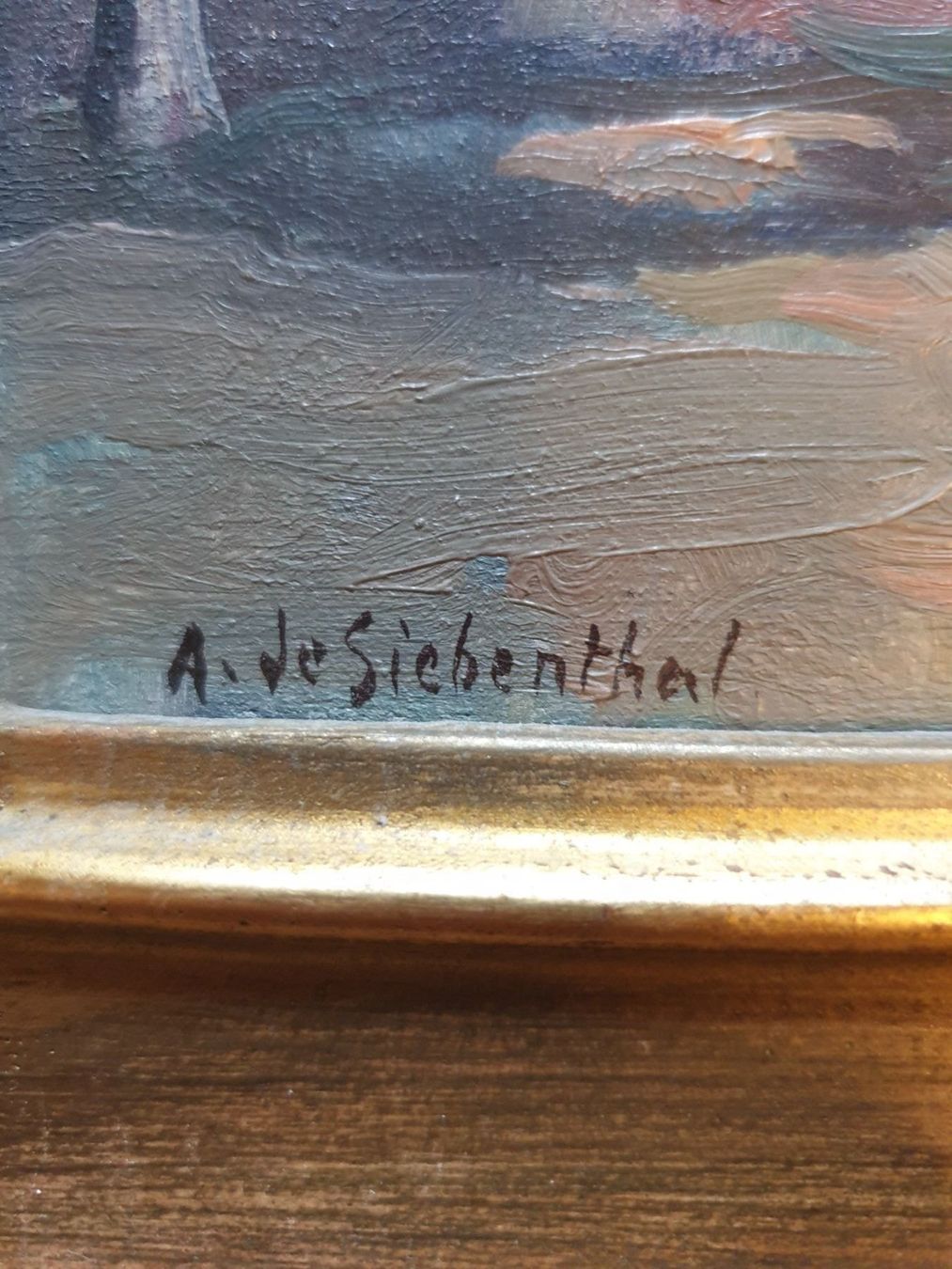 Dipinti: Gemälde  von Adolphe de Siebenthal – Usato da Winterthur venduto da han_m89f 1