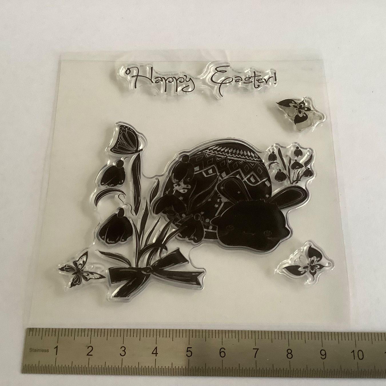 Timbri: Clear Stamp Ostern Easter Silikon Stempel Silikonstempel – Nuovo (secondo la descrizione) da Meyrin venduto da laservette99 1
