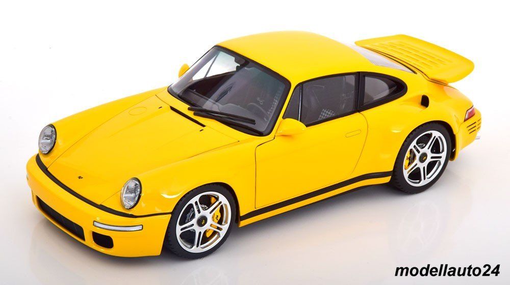 Porsche Modellautos: Porsche RUF CTR 2017 gelb / Almost Real 1:18 – Neu und originalverpackt aus Seuzach von Modellauto24