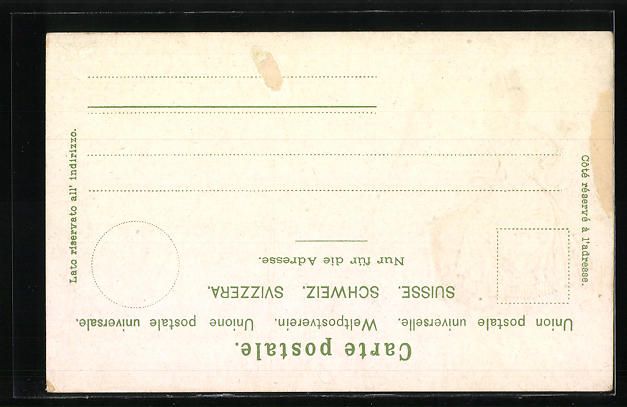 Cartoline postali: Präge-AK Appenzell, Schwendethal mit Ap – Usato da Berlin venduto da bartko-reher 1
