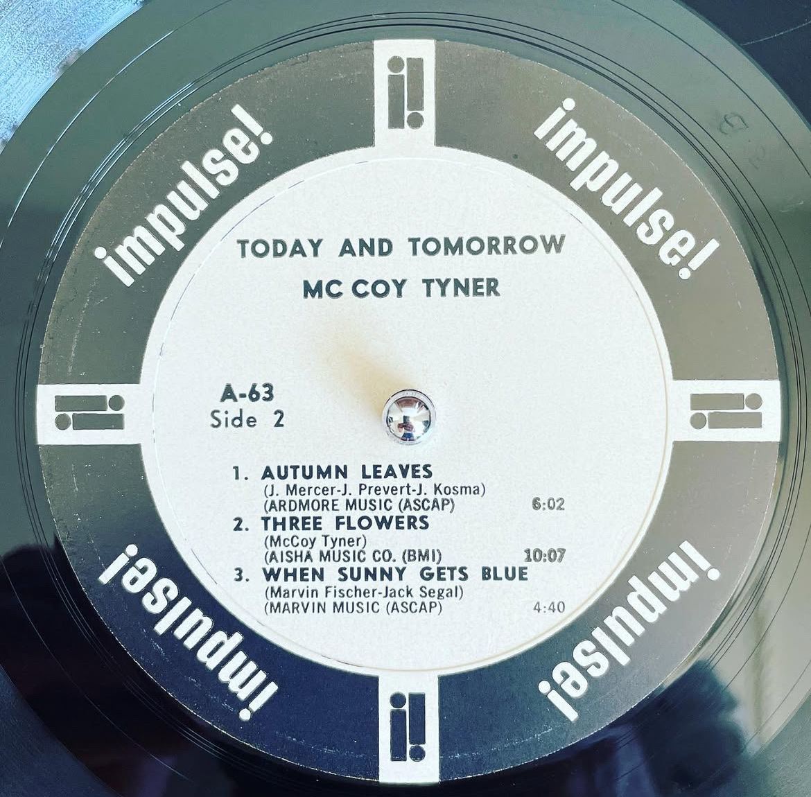 Vinyles: Today And Tomorrow McCoy Tyner 1964 – US – D'occasion à Basel par porkpierecords 5