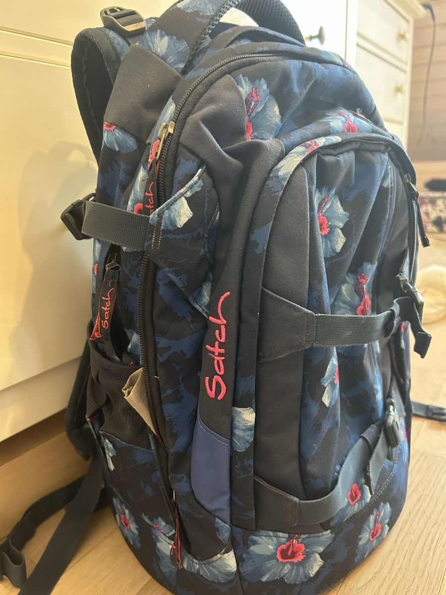 Borse & Zaini: Satch Schulrucksack mit Blumenmuster - Top Zustand! – Nuovo (secondo la descrizione) da Rorbas venduto da KiseliKupus 1