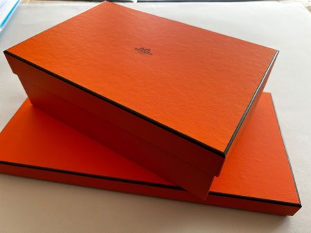 2 Hermès Boxen Orange Geschenkboxen Box Set