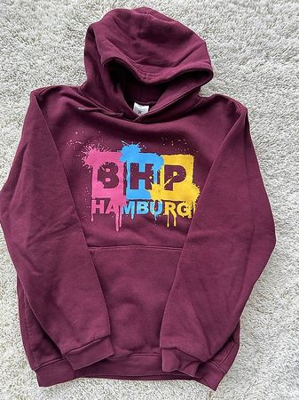 BHP Sweatshirt, bordeauxrot, Grösse XS