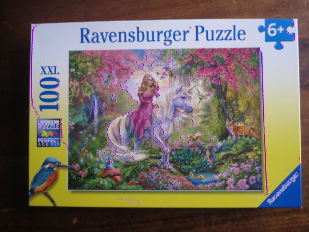 Lais Puzzle – Cartoon Einhorn Aus Diamanten, 1000 Teile, Buntes Motiv Für Puzzle-Fans