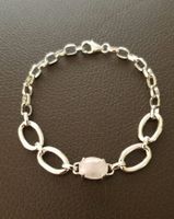 Silber Armband mit Rosenquarz