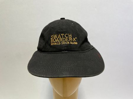Vintage 90s Cap Swatch 98 Snowboard Tour The Club Kappe