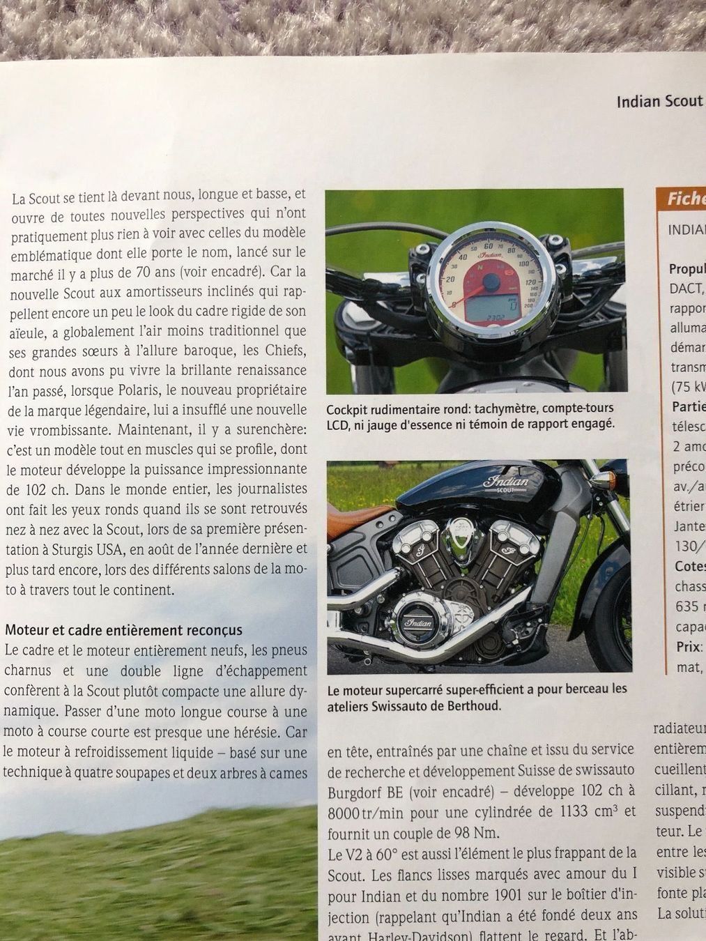 Indian Motorcycle Route: Indian Scout – D'occasion à Morrens VD par kawah2 2