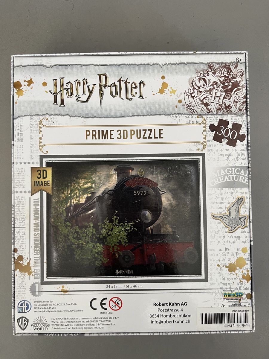 Puzzle: Puzzle 3D | Harry Potter Hogwarts Express 300 pcs – Nuovo e nell'imballaggio originale da Sierre venduto da black.box 1