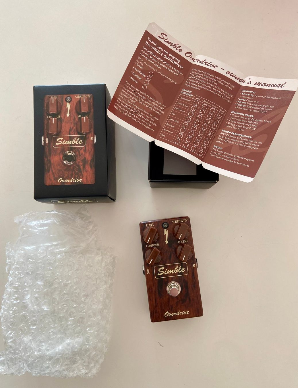 Strumenti musicali: SIMBLE Overdrive – Usato da Grüningen venduto da Mojohand 1