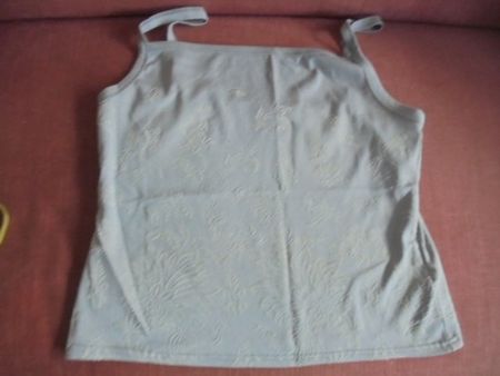 Top grau Gr. XL mit Blumenmuster NEU